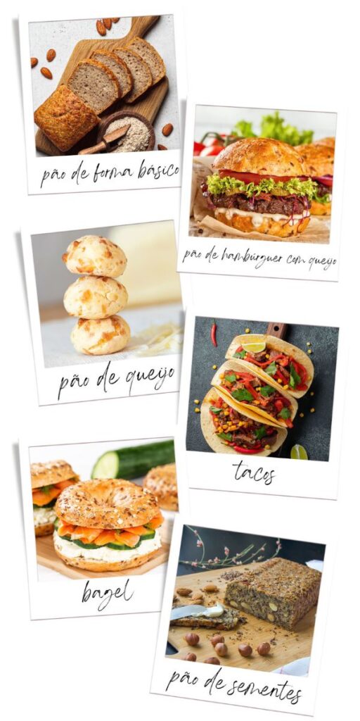 pao cetogenico receita